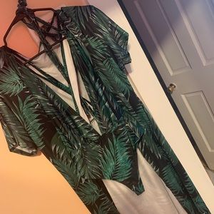 Swim suit with cover up ✨😍